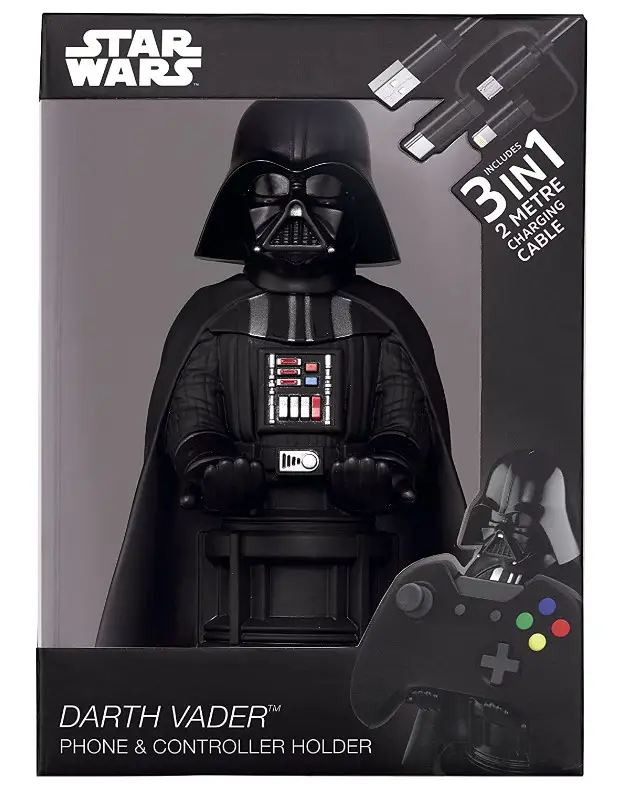 Figura com imagem do personagem Darth Vader. 