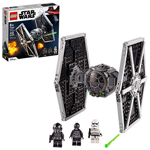 Lego com formato de nave de Star Wars. 