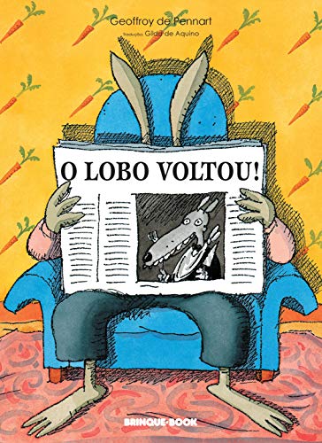 Capa de livro com figura de Lobo Mau. 