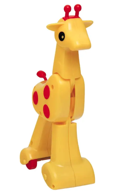 Brinquedo infantil em formato de girafa.