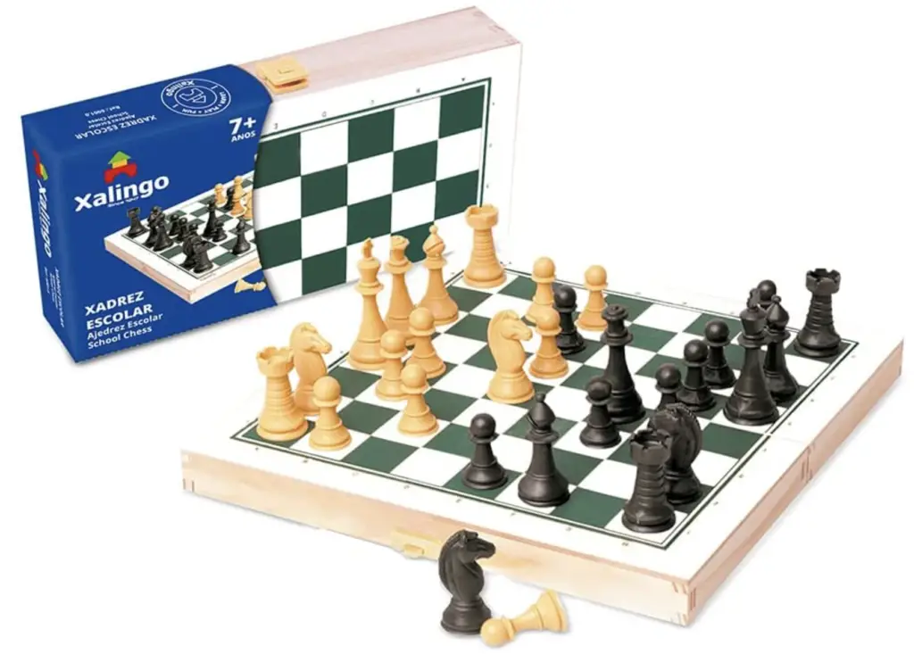 Jogo de xadrez educativo.