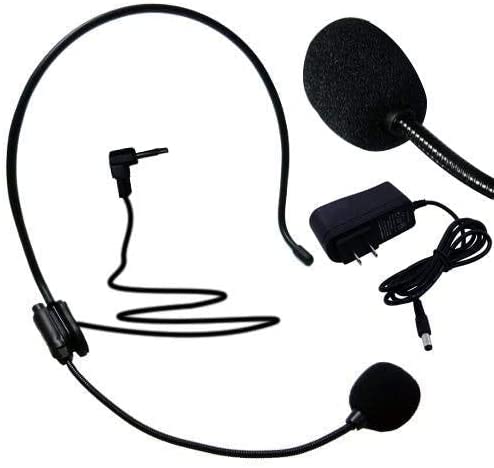 Microfone para usar em sala de aula, com os equipamentos que acompanham.