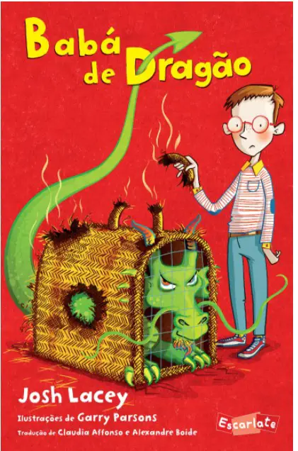 Livro infantil Babá de dragão. 