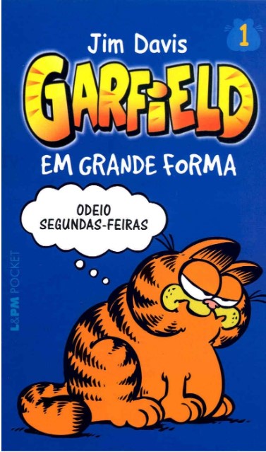 Livro Garfield em grande forma.