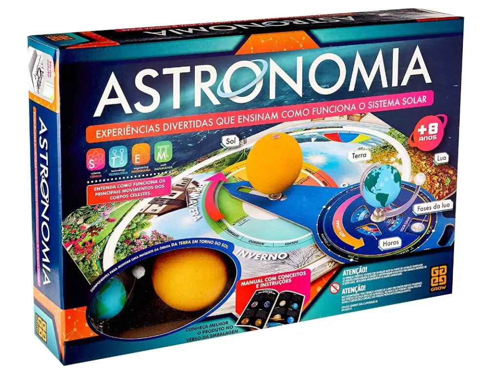 Kit educativo de astronomia.